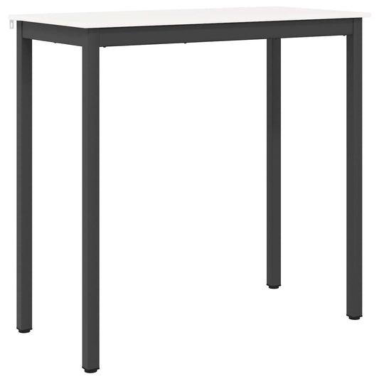 Barový Stůl Bílá 110 X 55 X 105 Cm Masivní Borové Dřevo