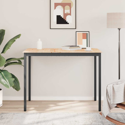 Barový Stůl Přírodní 140 X 80 X 105 Cm Masivní Borové Dřevo