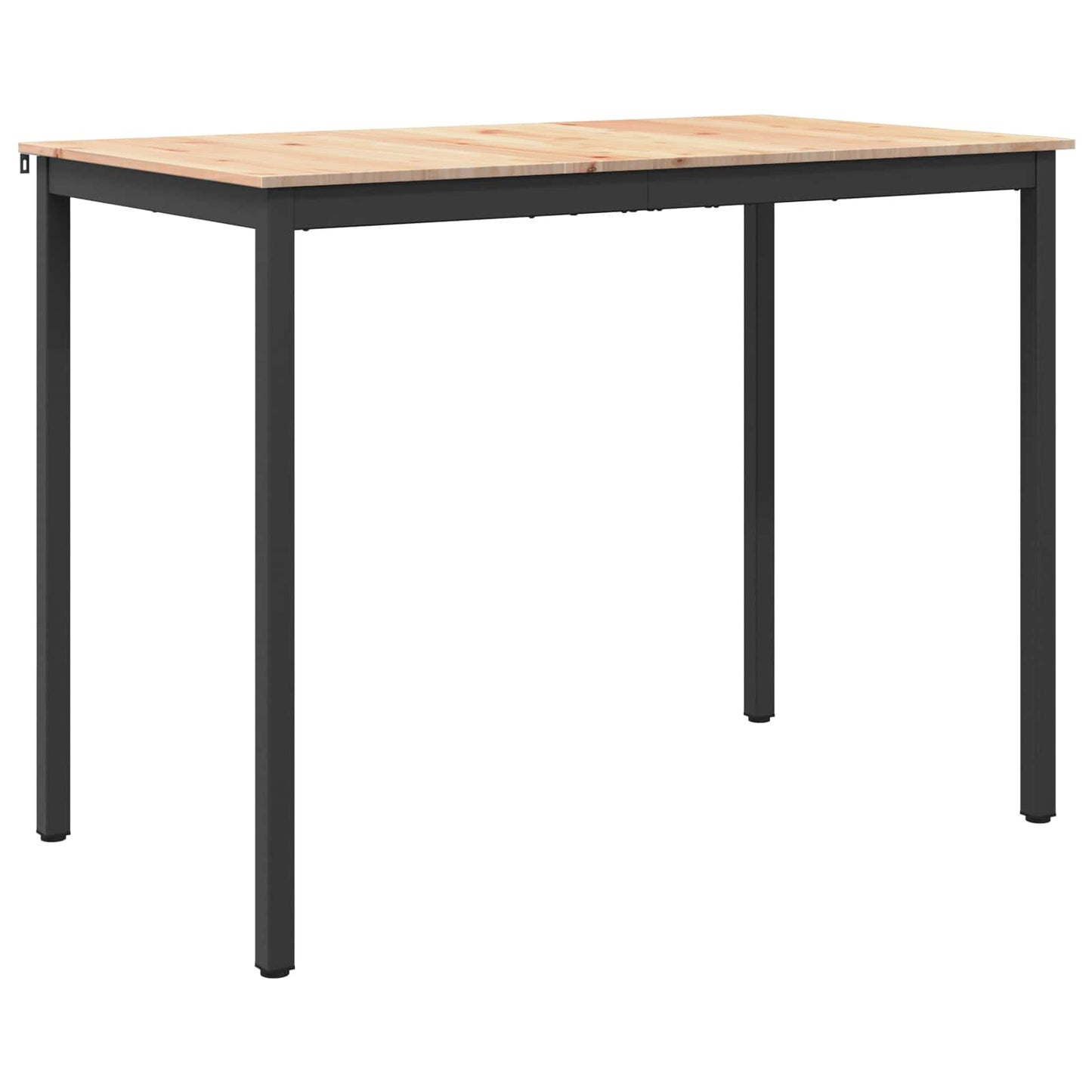 Barový Stůl Přírodní 140 X 80 X 105 Cm Masivní Borové Dřevo