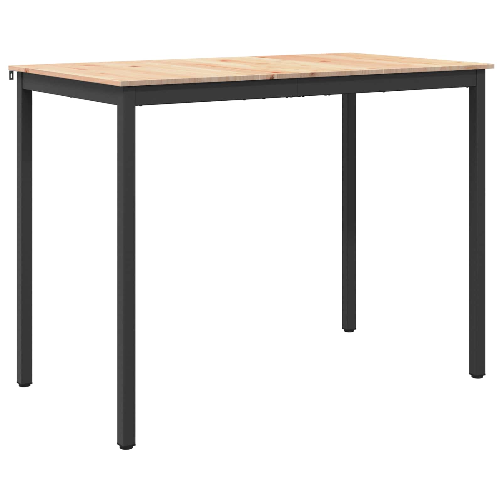 Barový Stůl Přírodní 140 X 80 X 105 Cm Masivní Borové Dřevo