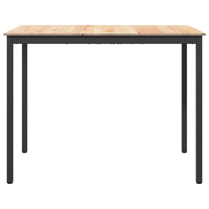 Barový Stůl Přírodní 140 X 80 X 105 Cm Masivní Borové Dřevo