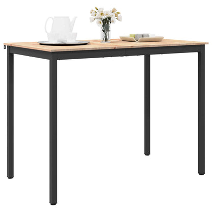 Barový Stůl Přírodní 140 X 80 X 105 Cm Masivní Borové Dřevo