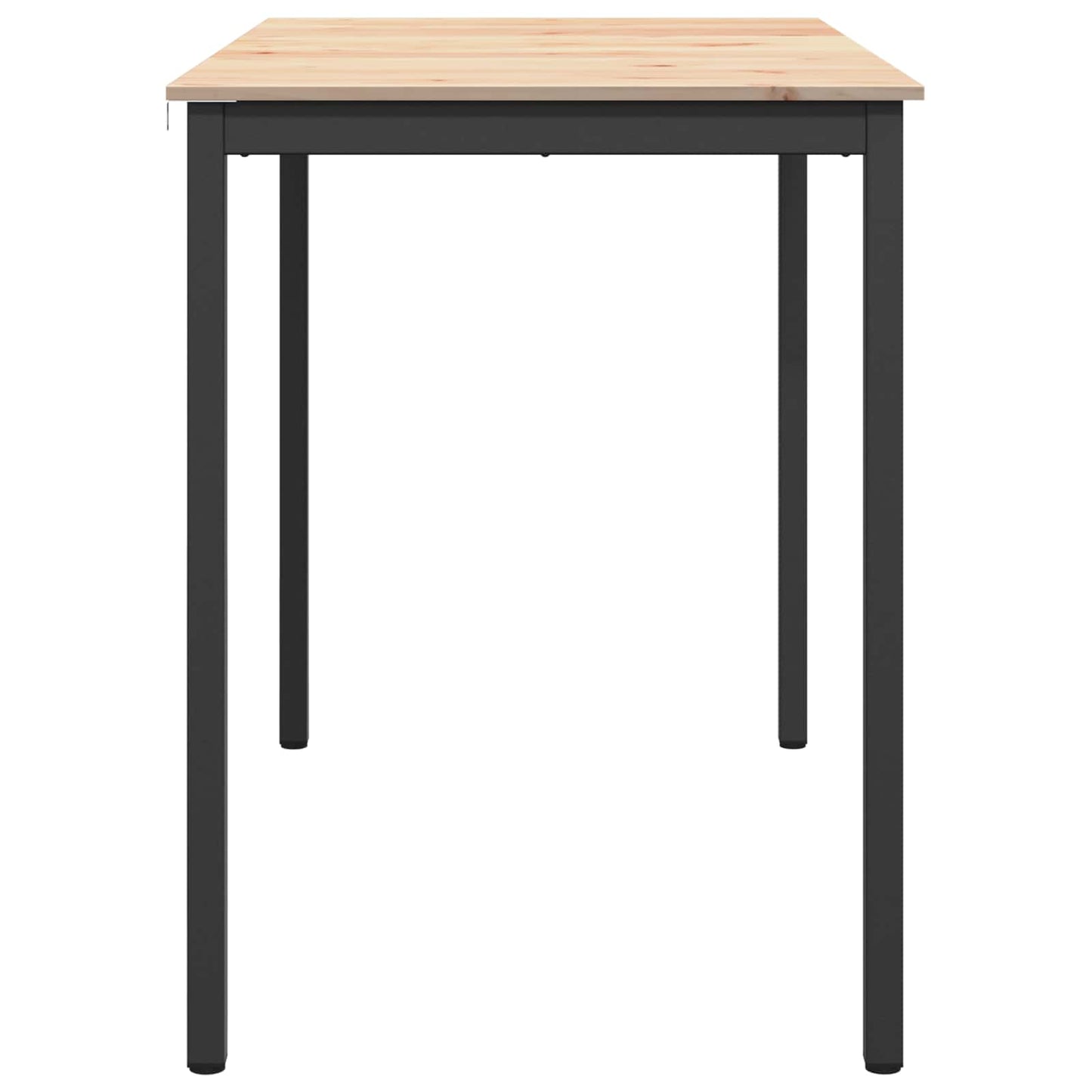 Barový Stůl Přírodní 140 X 80 X 105 Cm Masivní Borové Dřevo