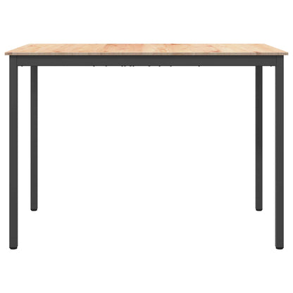 Barový Stůl Přírodní 150 X 80 X 105 Cm Masivní Borové Dřevo