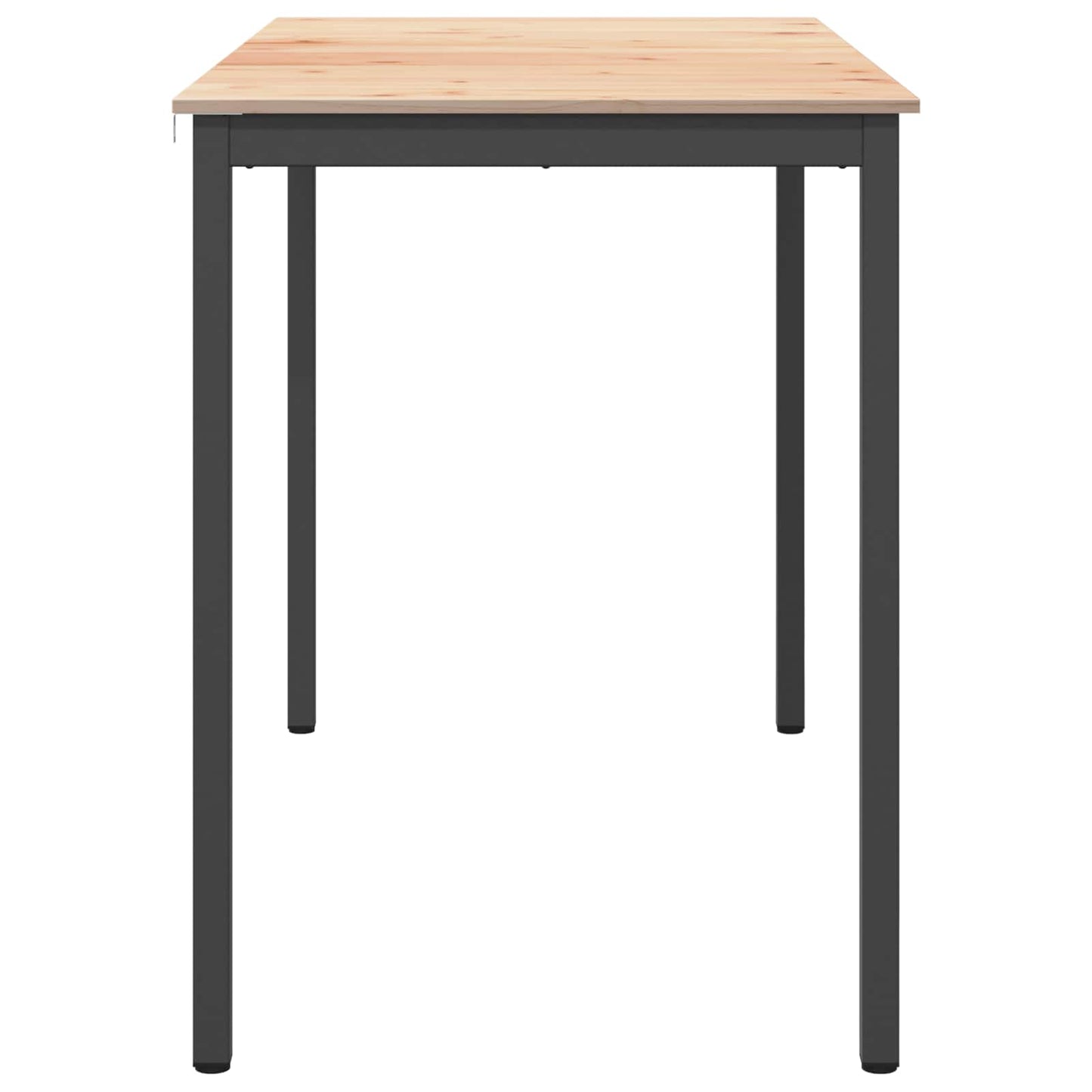 Barový Stůl Přírodní 150 X 80 X 105 Cm Masivní Borové Dřevo