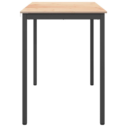 Barový Stůl Přírodní 150 X 80 X 105 Cm Masivní Borové Dřevo