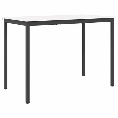 Barový Stůl Bílá 150 X 80 X 105 Cm Masivní Borové Dřevo