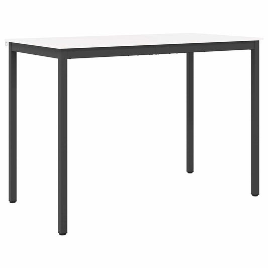 Barový Stůl Bílá 150 X 80 X 105 Cm Masivní Borové Dřevo