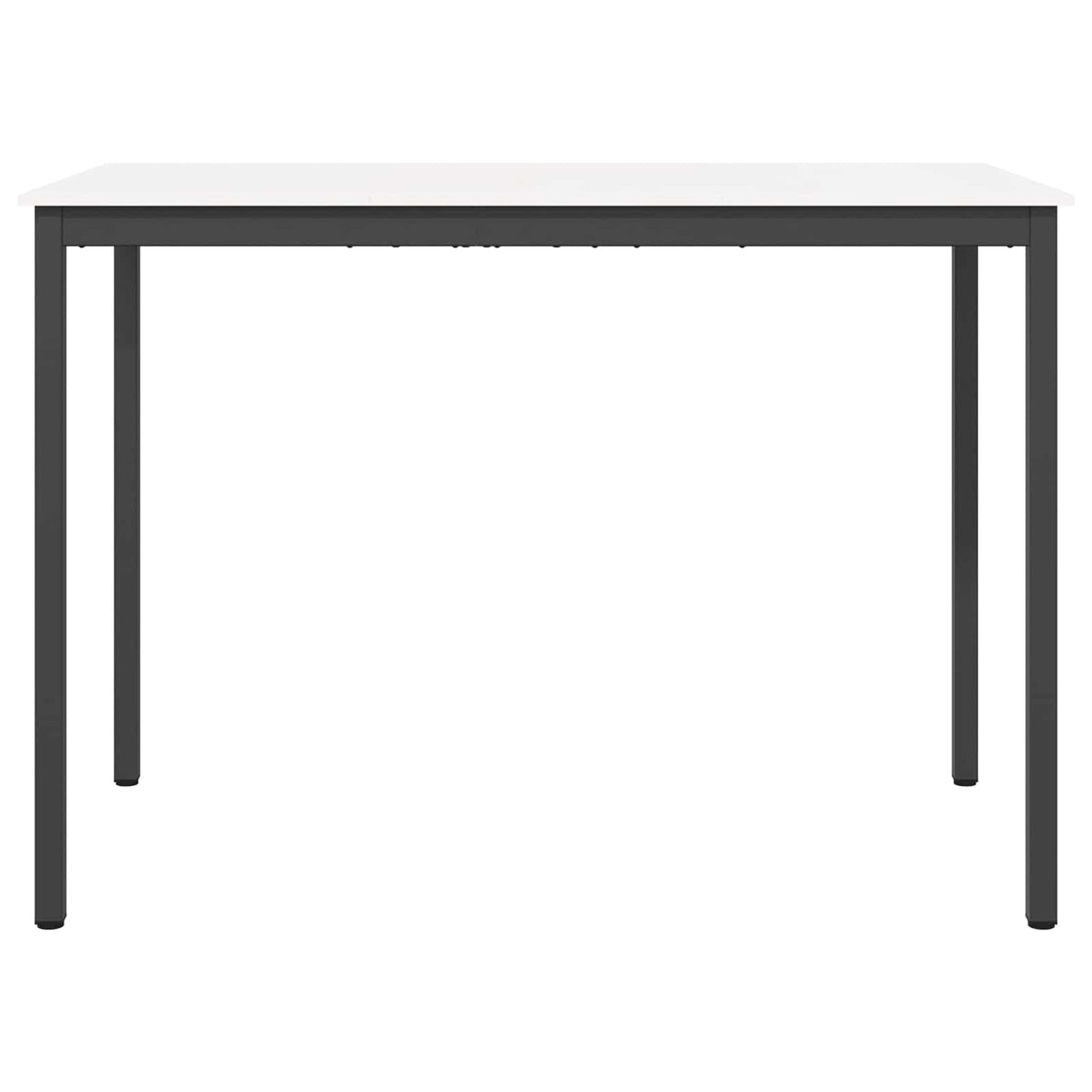 Barový Stůl Bílá 150 X 80 X 105 Cm Masivní Borové Dřevo