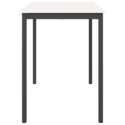 Barový Stůl Bílá 150 X 80 X 105 Cm Masivní Borové Dřevo
