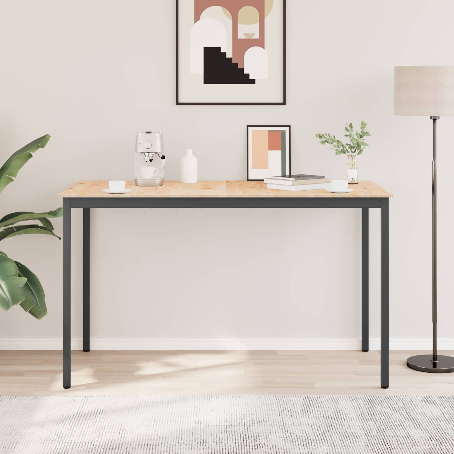 Barový Stůl Přírodní 180 X 90 X 105 Cm Masivní Borové Dřevo