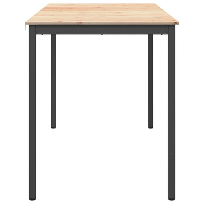 Barový Stůl Přírodní 180 X 90 X 105 Cm Masivní Borové Dřevo