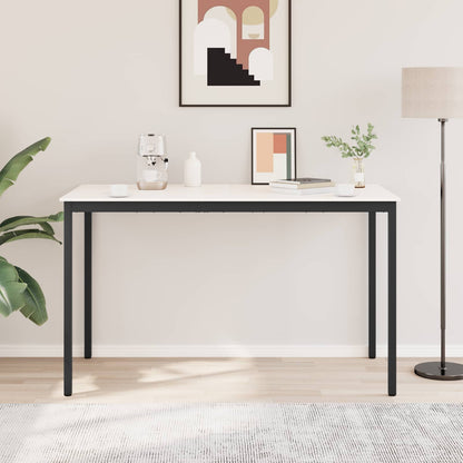 Barový Stůl Bílá 180 X 90 X 105 Cm Masivní Borové Dřevo