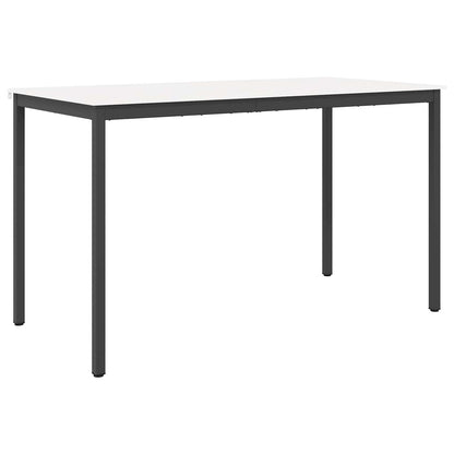 Barový Stůl Bílá 180 X 90 X 105 Cm Masivní Borové Dřevo
