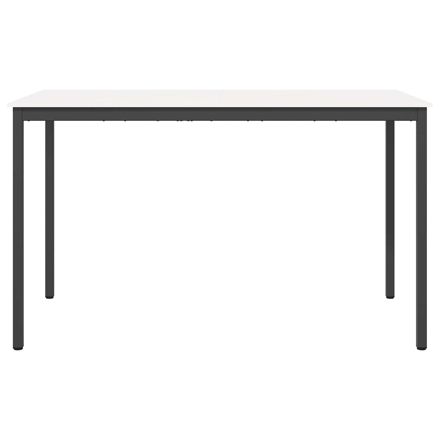 Barový Stůl Bílá 180 X 90 X 105 Cm Masivní Borové Dřevo