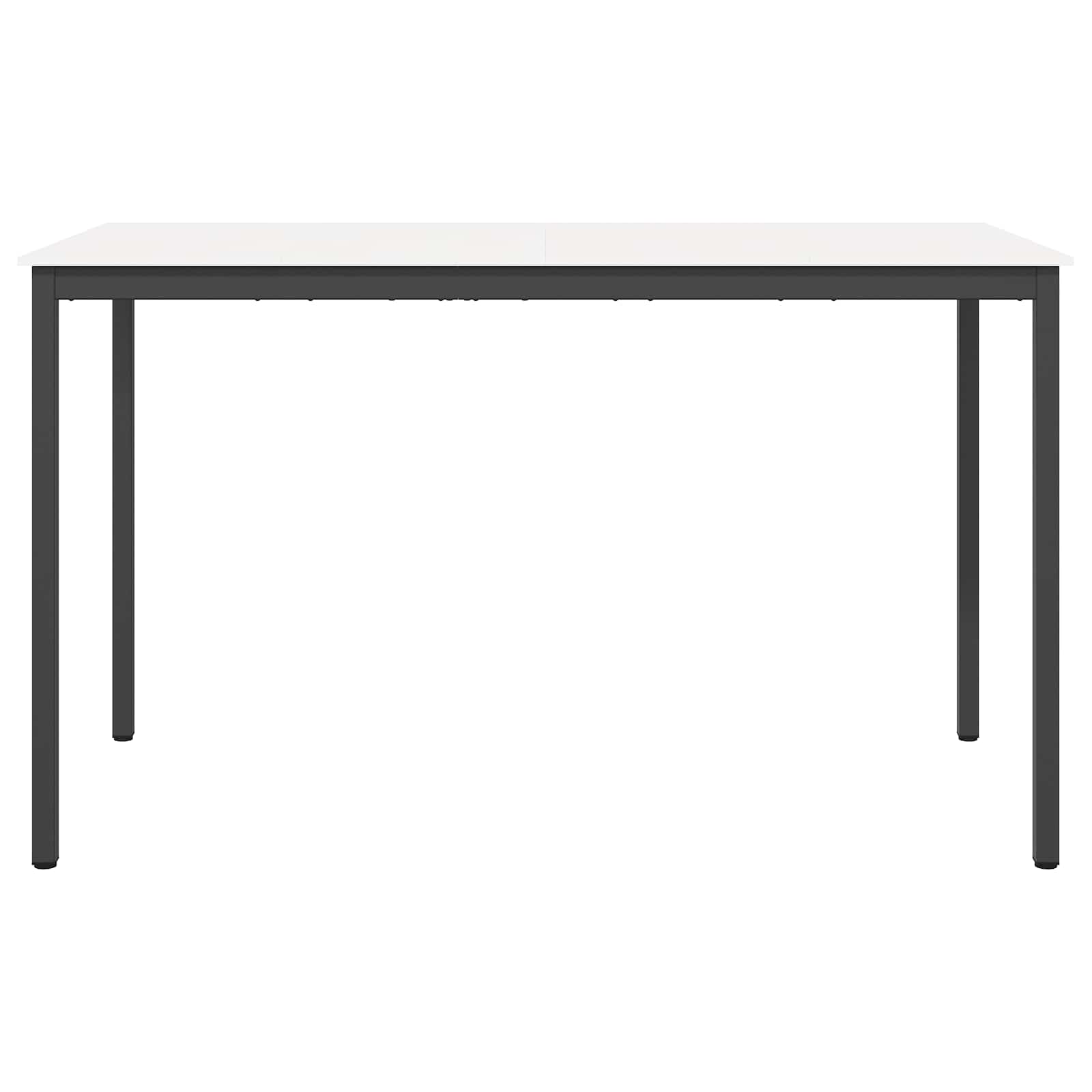 Barový Stůl Bílá 180 X 90 X 105 Cm Masivní Borové Dřevo