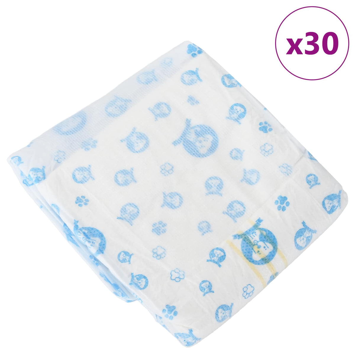 Jednorázová Plena Pro Psy Samce 30 Ks Bílá Xs