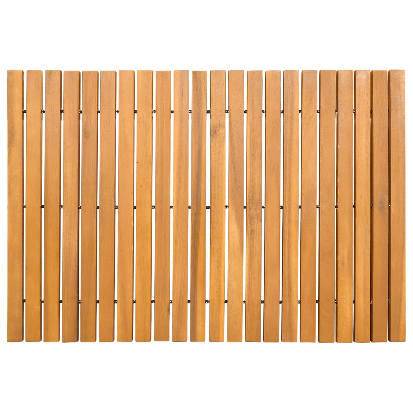 Protiskluzová Podložka Hnědá 60 X 40 Cm Masivní Akátové Dřevo