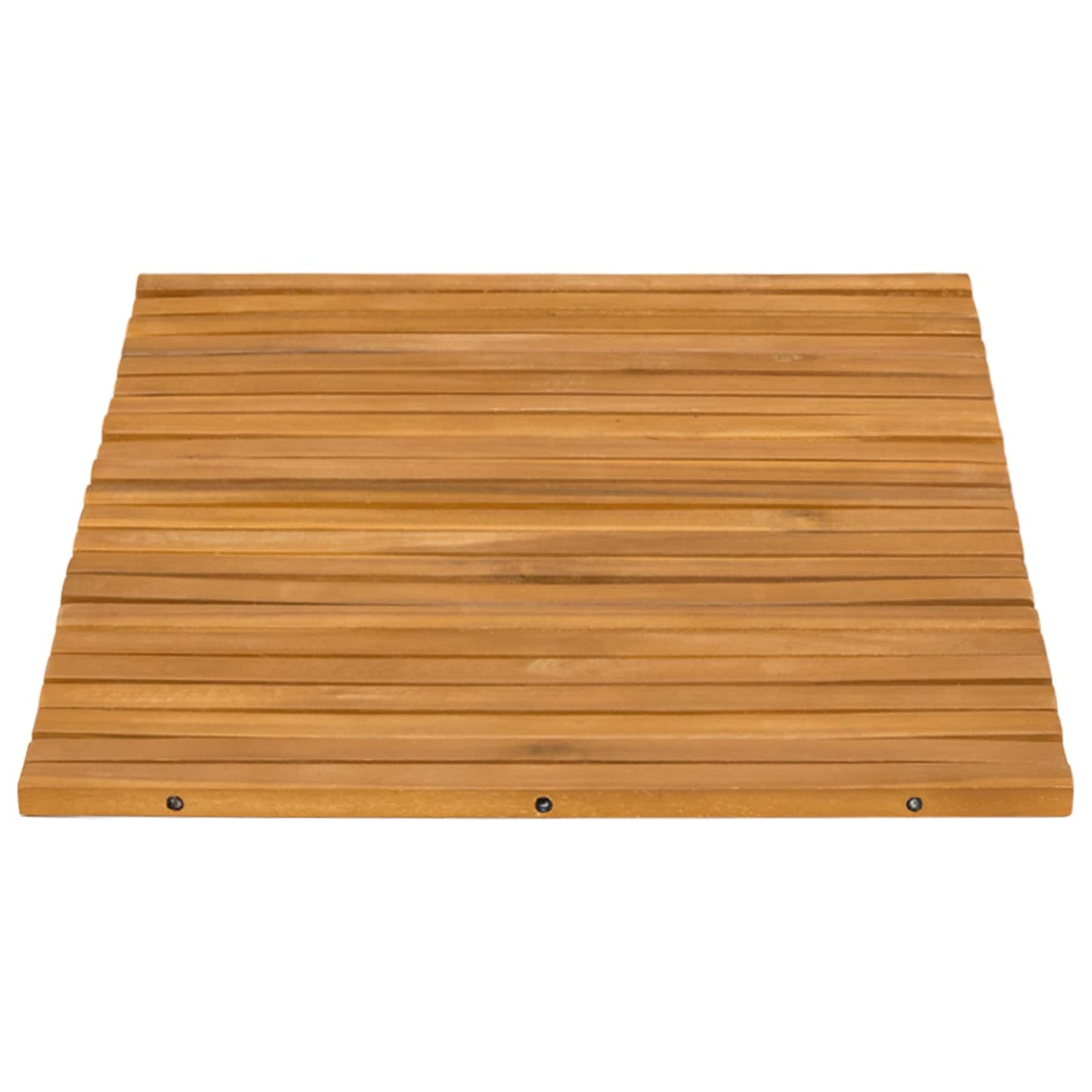 Protiskluzová Podložka Hnědá 60 X 40 Cm Masivní Akátové Dřevo