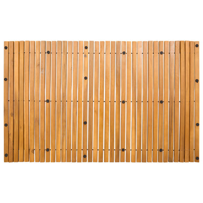 Protiskluzová Podložka Hnědá 100 X 60 Cm Masivní Akátové Dřevo