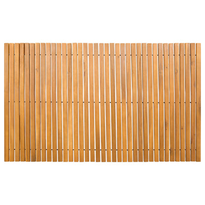 Protiskluzová Podložka Hnědá 100 X 60 Cm Masivní Akátové Dřevo