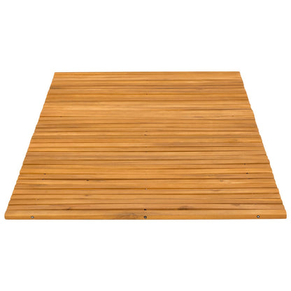 Protiskluzová Podložka Hnědá 100 X 60 Cm Masivní Akátové Dřevo