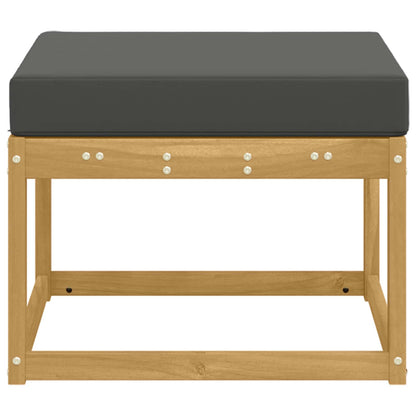 Outdoor Hocker Masivní Akátové Dřevo Bílá