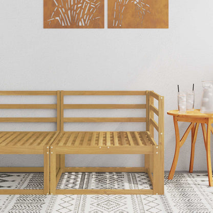 Rohová Pohovka Na Venkovní Použití Bílá 83 X 83 X 73 Cm
