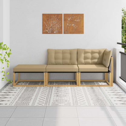 Rohová Pohovka S Polštářem Bílá 241,5 X 83 X 73 Cm