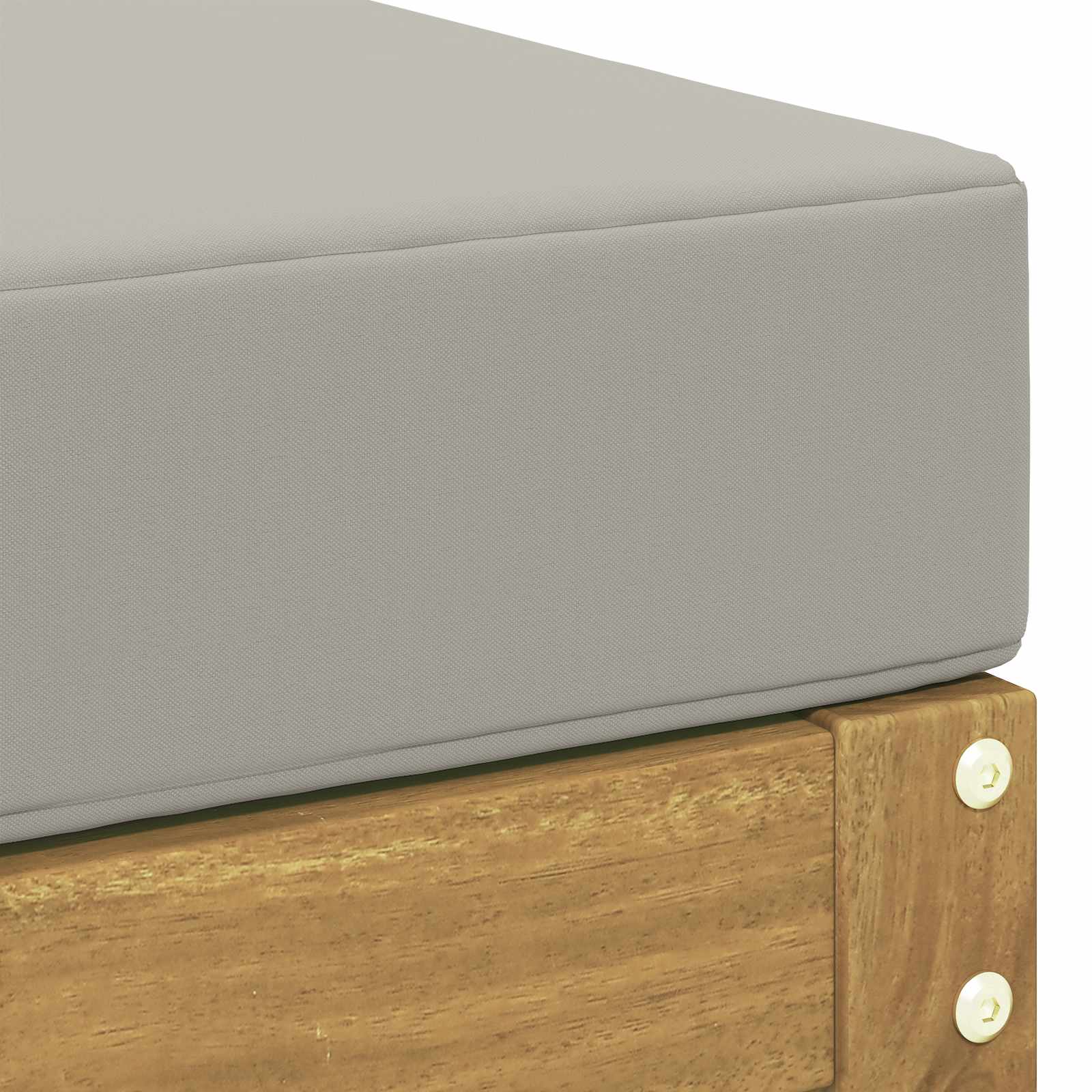 Outdoorový Stoličkový Benč S Polštářem Bílá 43 X 43 X 45 Cm