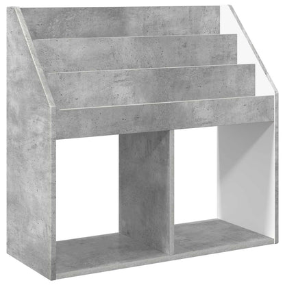Dětský Regál Betonově Šedá 72,5 X 29,5 X 69 Cm Kompozitní Dřevo