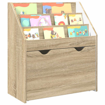 Dětský Regál Sonoma Dub 60 X 29,5 X 69 Cm Kompozitní Dřevo