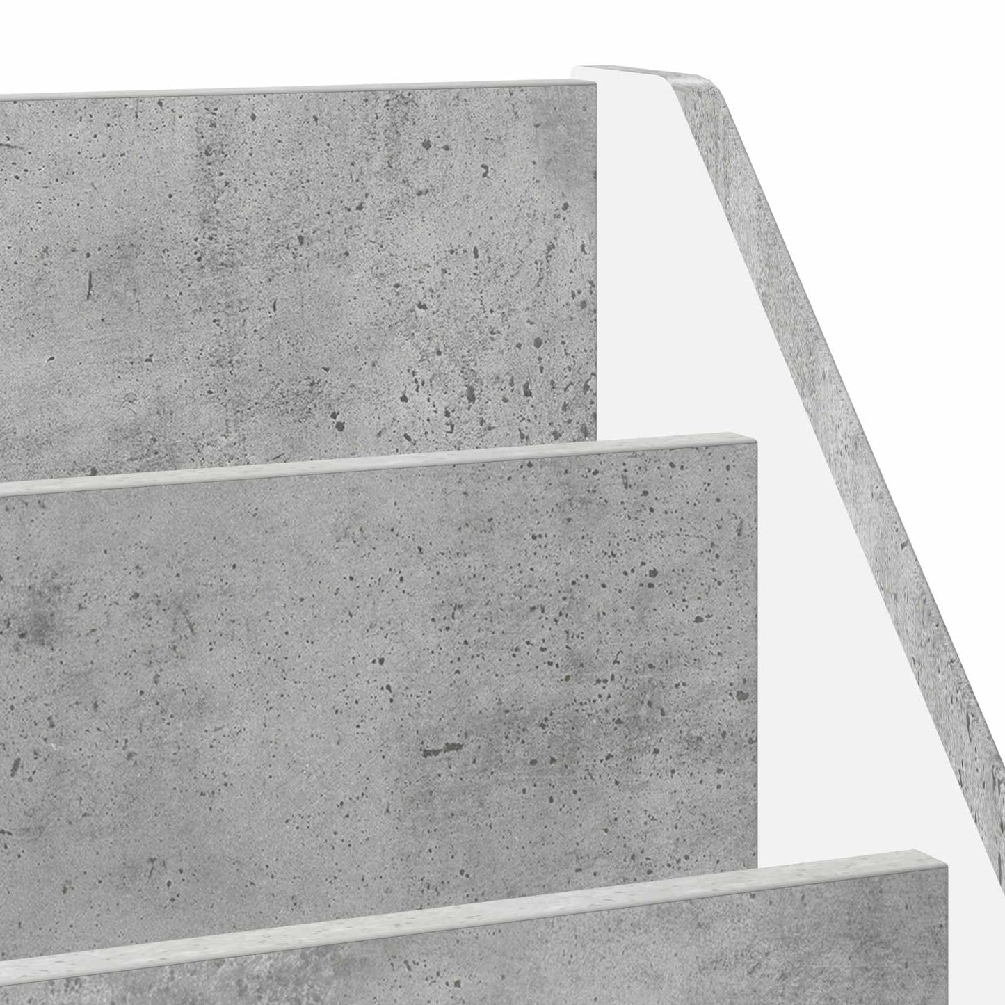 Dětský Regál Betonově Šedá 60 X 29,5 X 69 Cm Kompozitní Dřevo