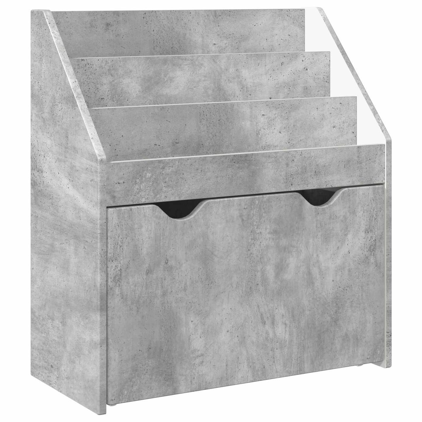 Dětský Regál Betonově Šedá 60 X 29,5 X 69 Cm Kompozitní Dřevo