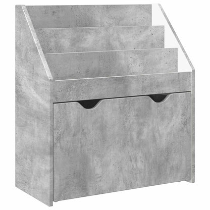 Dětský Regál Betonově Šedá 60 X 29,5 X 69 Cm Kompozitní Dřevo