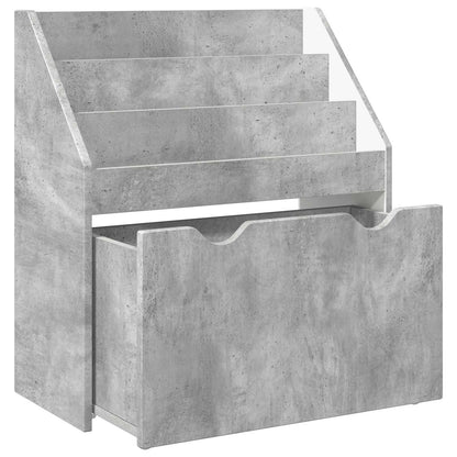Dětský Regál Betonově Šedá 60 X 29,5 X 69 Cm Kompozitní Dřevo