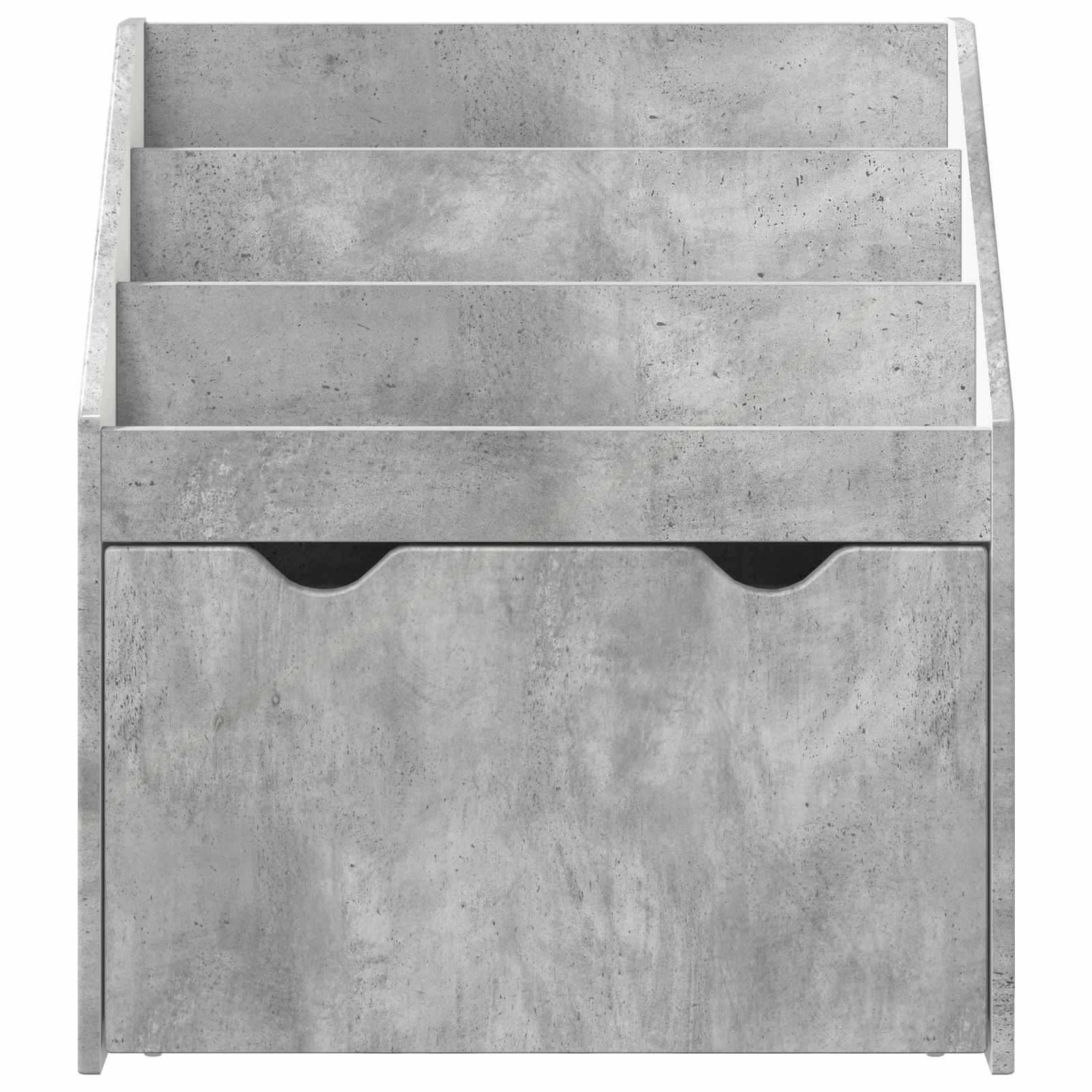 Dětský Regál Betonově Šedá 60 X 29,5 X 69 Cm Kompozitní Dřevo