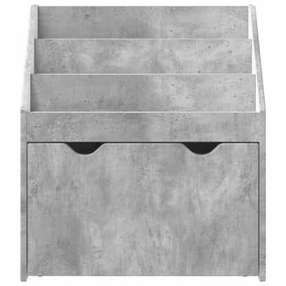 Dětský Regál Betonově Šedá 60 X 29,5 X 69 Cm Kompozitní Dřevo