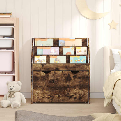 Dětský Regál Kouřový Dub 60 X 29,5 X 69 Cm Kompozitní Dřevo