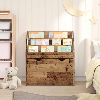 Dětský Regál Staré Dřevo 60 X 29,5 X 69 Cm Kompozitní Dřevo