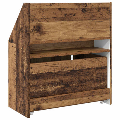 Dětský Regál Staré Dřevo 60 X 29,5 X 69 Cm Kompozitní Dřevo