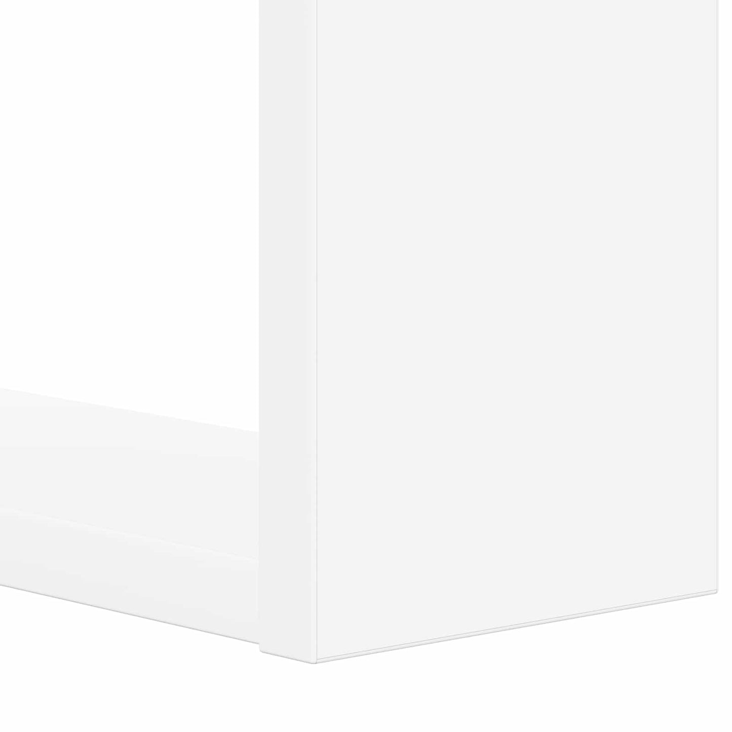 Knihovna 2 Úrovní 52 X 25 X 71,5 Cm Kompozitní Dřevo Bílá