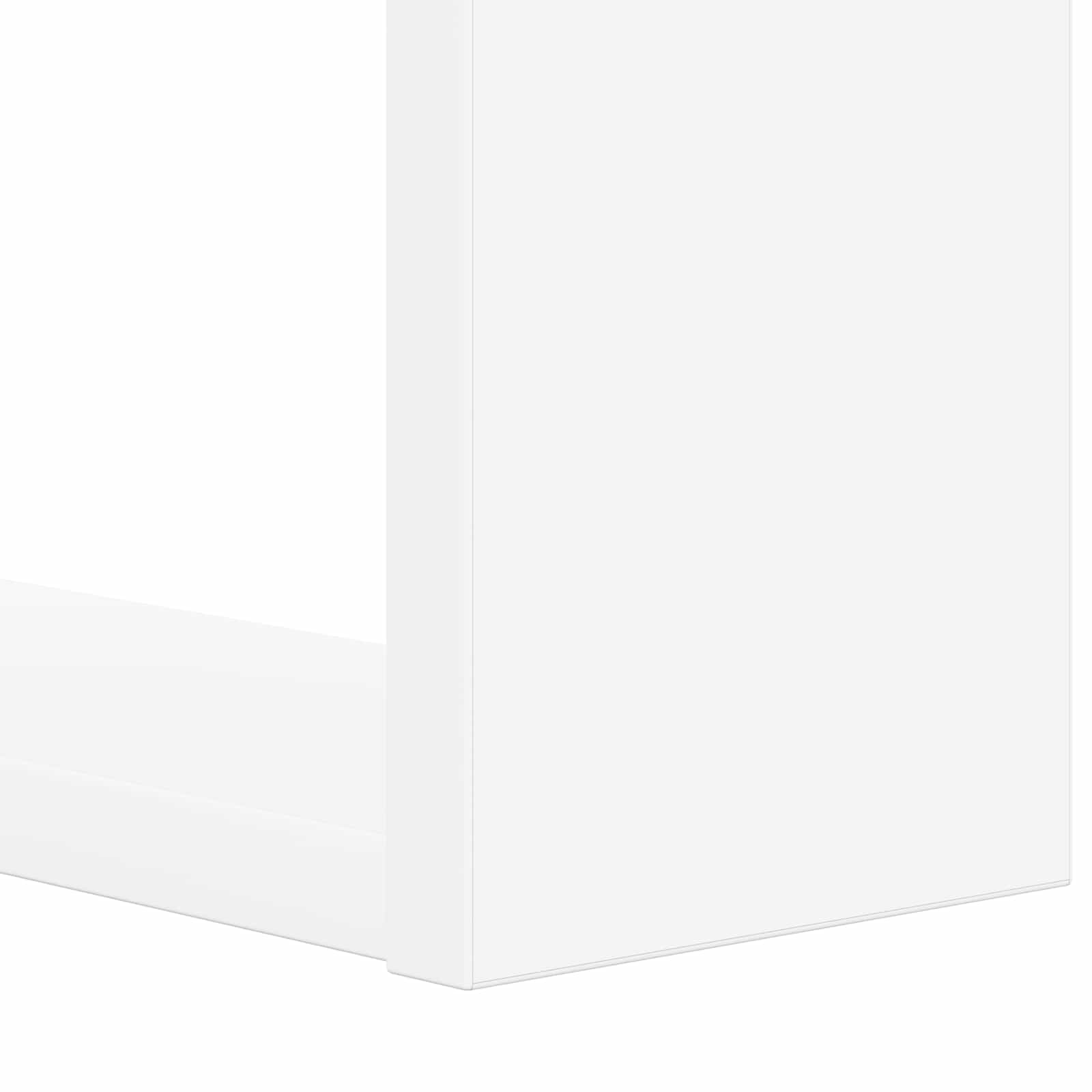 Knihovna 2 Úrovní 52 X 25 X 71,5 Cm Kompozitní Dřevo Bílá