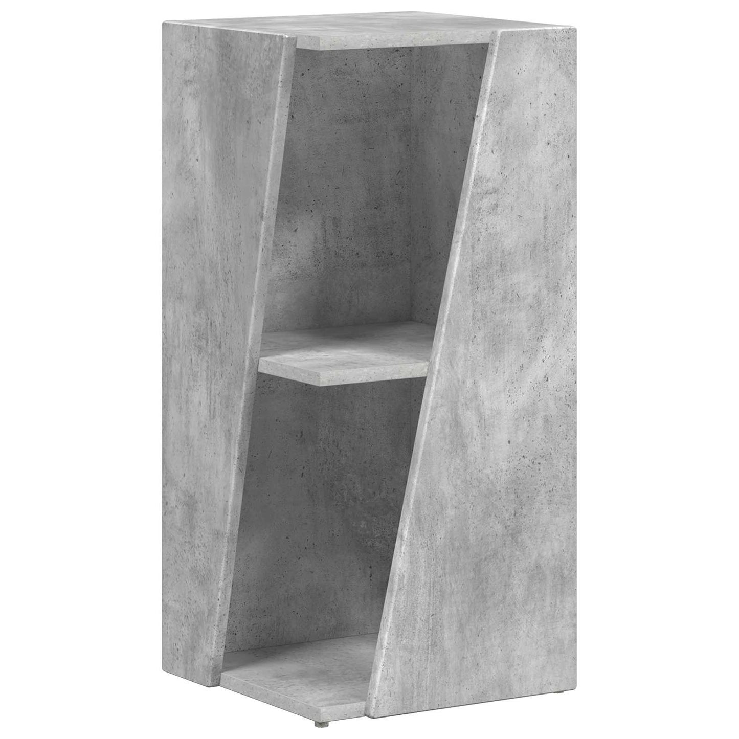 Boční Police 33 X 32 X 70,5 Cm Kompozitní Dřevo Betonově Šedá