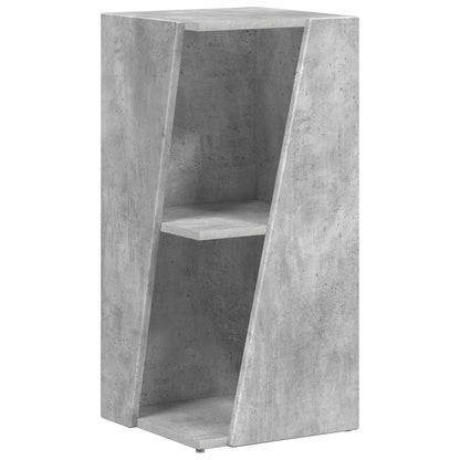 Boční Police 33 X 32 X 70,5 Cm Kompozitní Dřevo Betonově Šedá
