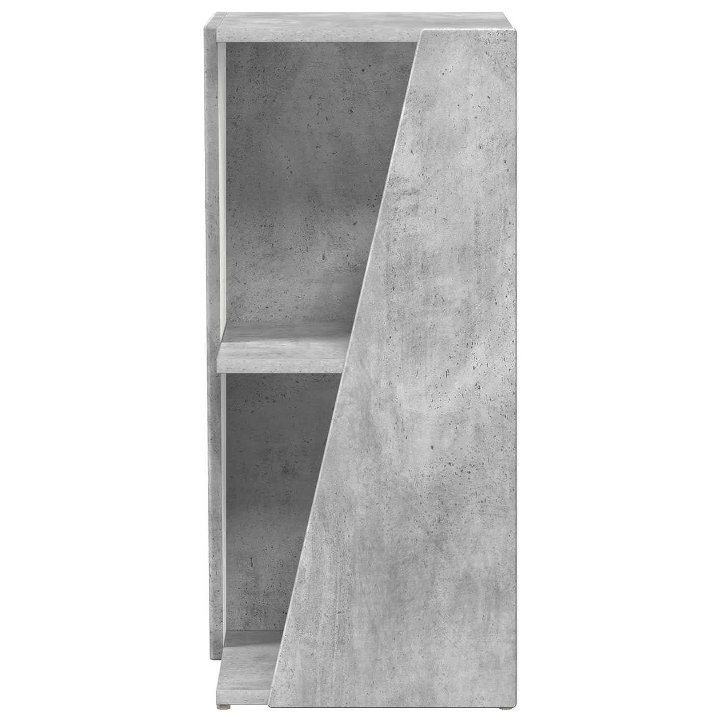 Boční Police 33 X 32 X 70,5 Cm Kompozitní Dřevo Betonově Šedá