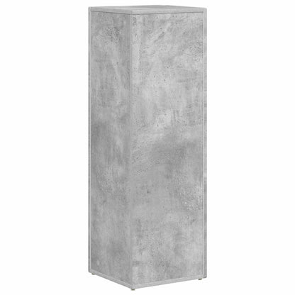 Boční Police 33 X 32 X 100,5 Cm Kompozitní Dřevo Betonově Šedá