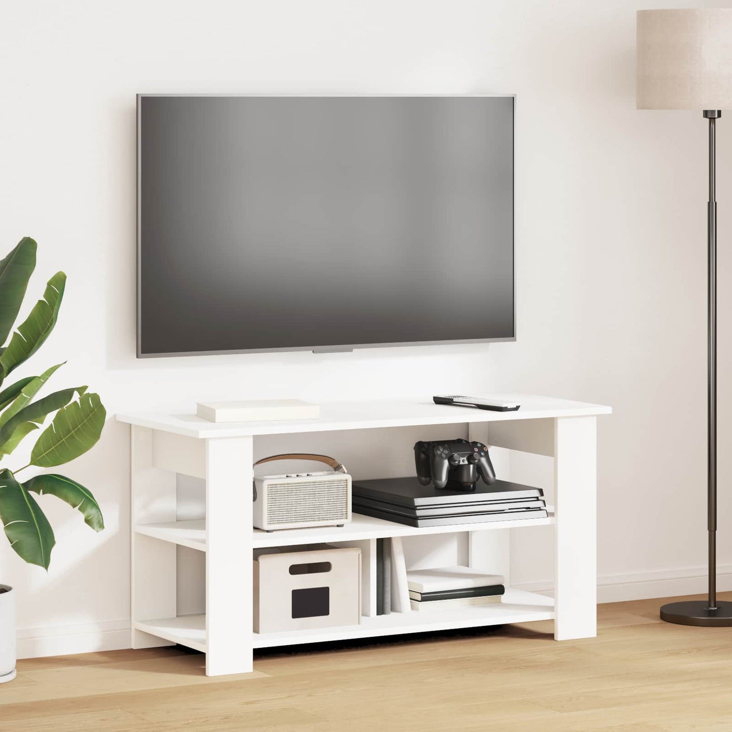 Stojan Na Tv Bílá 100 X 40 X 50 Cm
