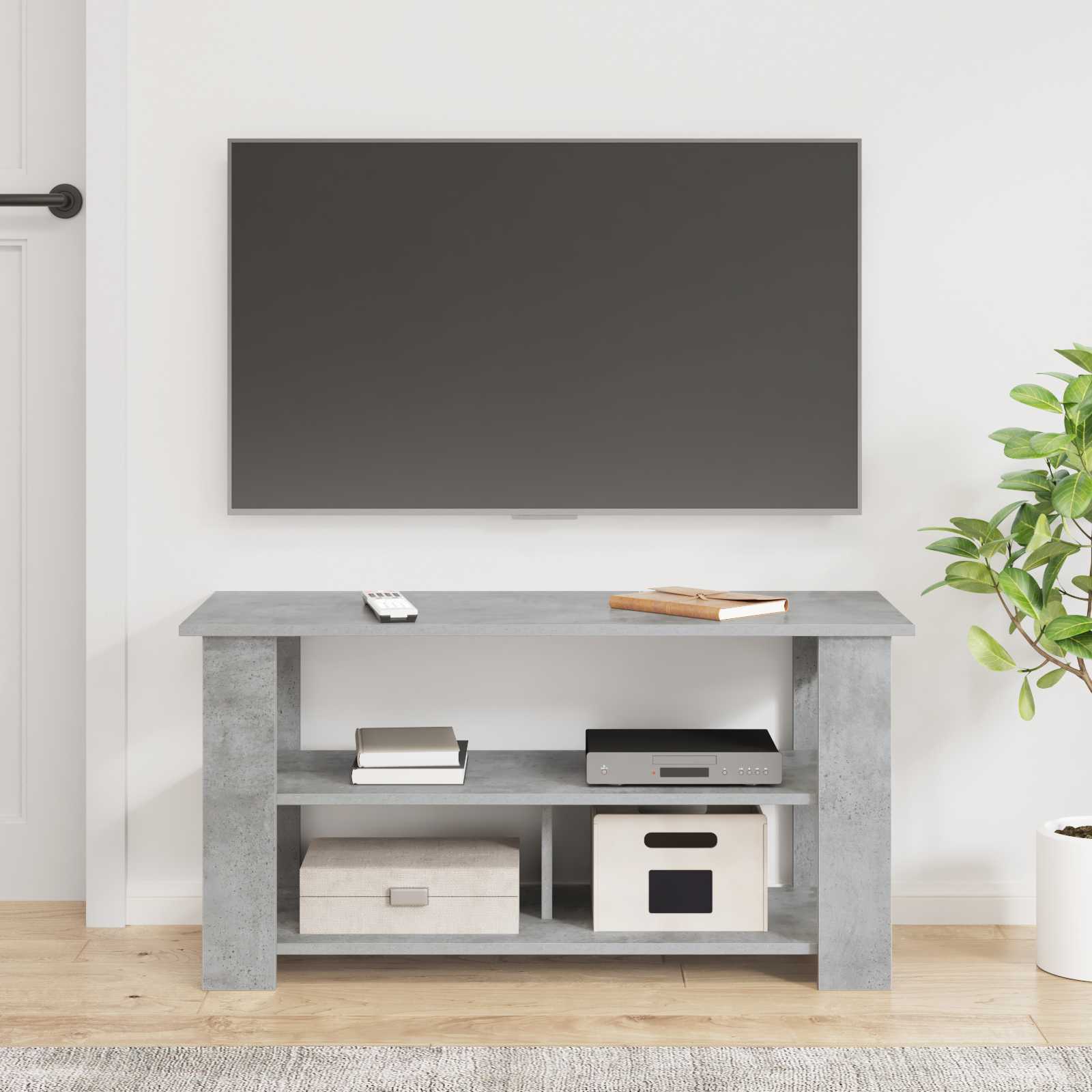 Stojan Na Tv Betonově Šedá 100 X 40 X 50 Cm