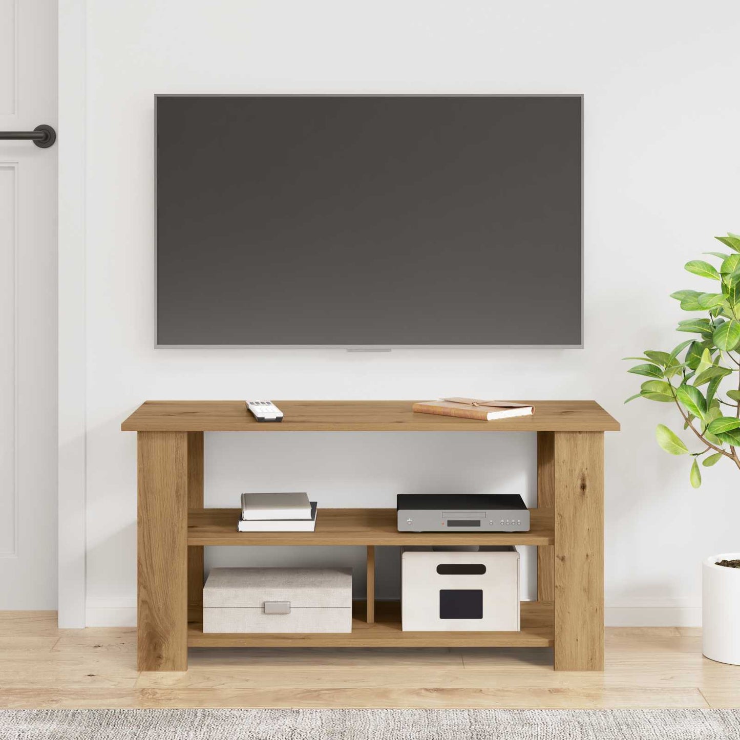 Stojan Na Tv 100 X 40 X 50 Cm Artisanový Dub